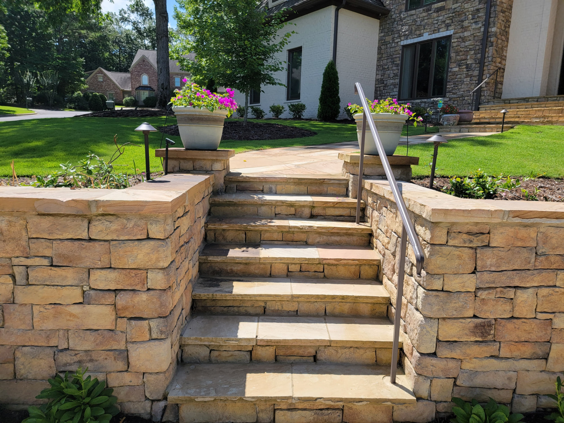 Steppers with Fieldstone